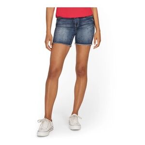 NEW YORK & CO Lexi High-Waisted Rhinestone 5-Inch Short Size 2